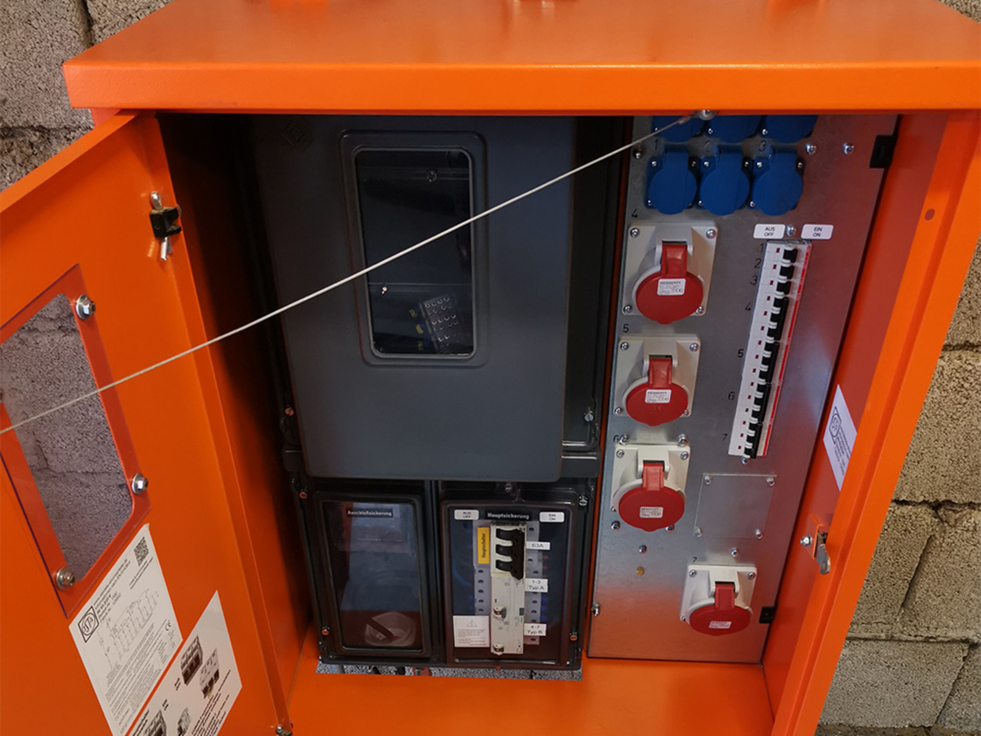 Baustrom bei Elektrotechnik Nirschl Daniel GmbH in Lalling