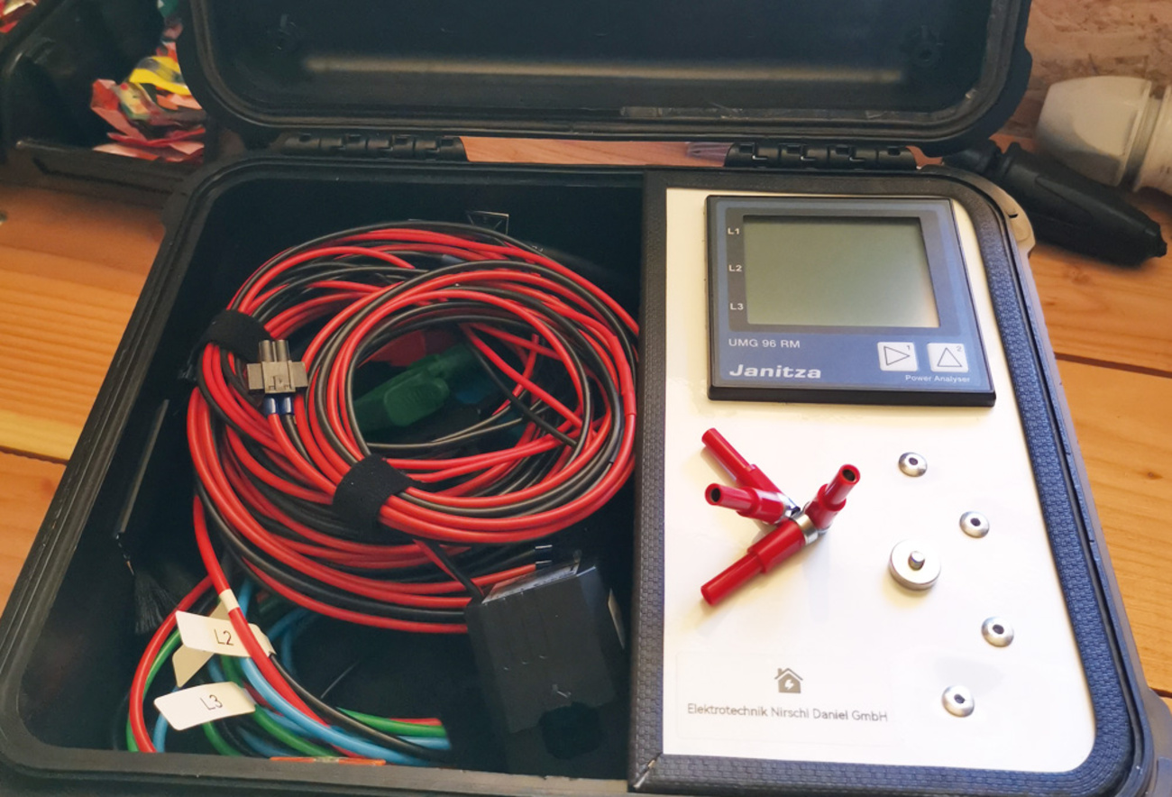Leistungsanalyse bei Elektrotechnik Nirschl Daniel GmbH in Lalling